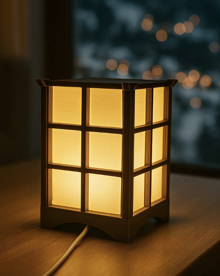 Japanese Window Lantern Night Lamp