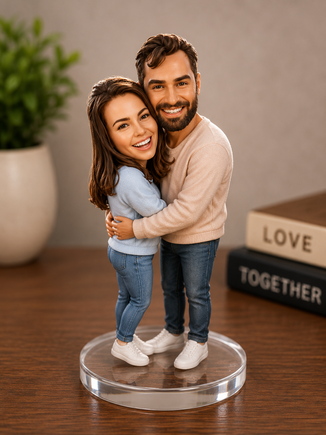 Couple Bobblehead Miniature