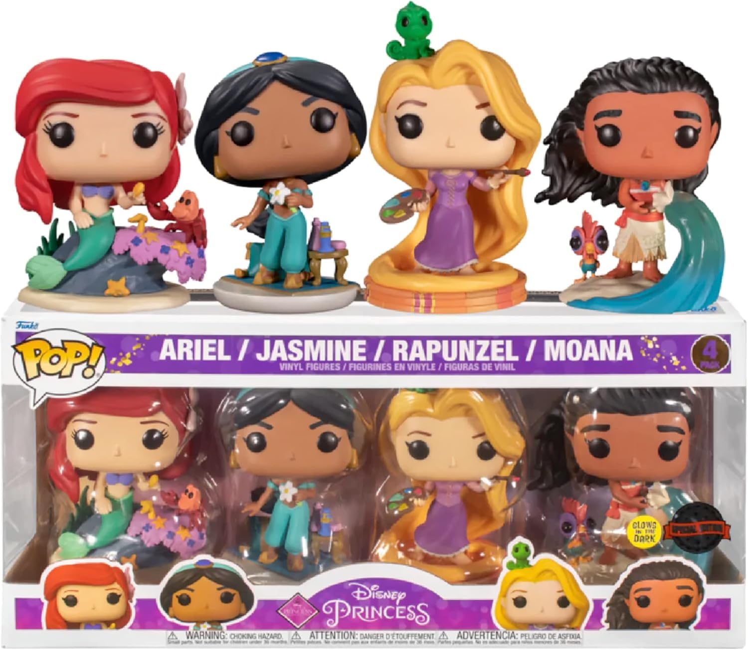 Princess Pop-Style Collectible Figures