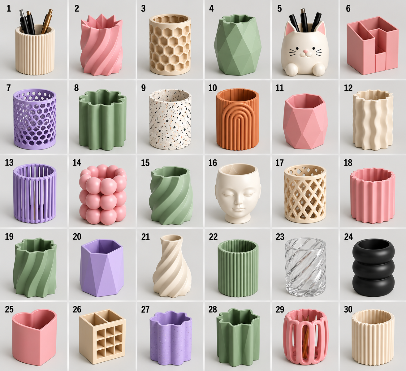3D Designed Holder Collection