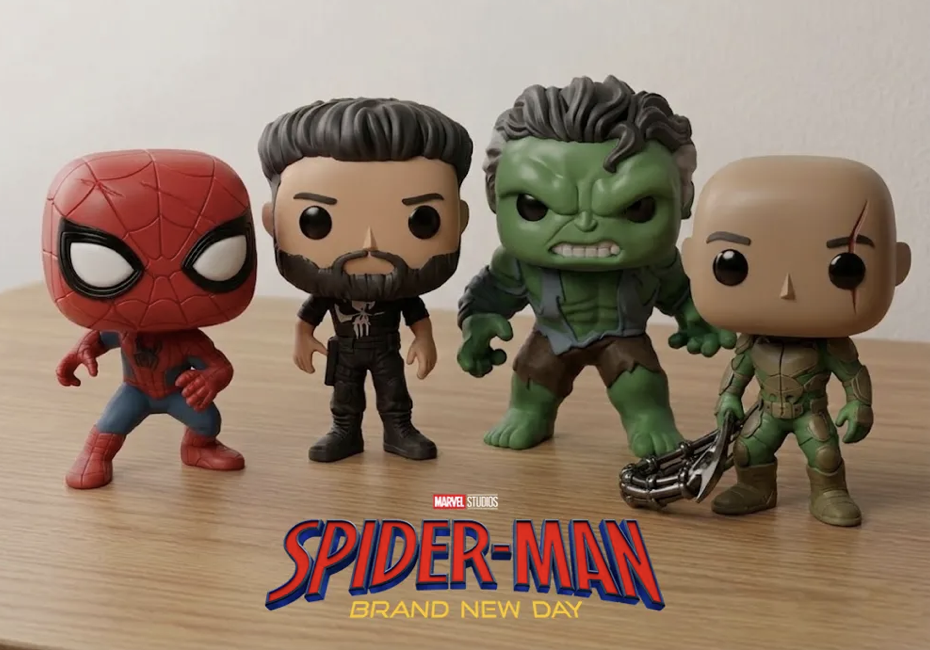 Superhero Pop-Style Collectible Figure